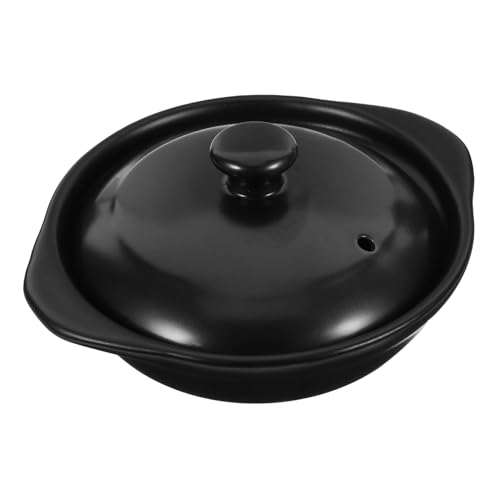 MOTHNUR Keramik Casserole Topf Hitzebeständig Schnelles Kochen Kompakt für Einzelportionen für Suppen Eintöpfe Reisgerichte Haushaltskochgeschirr MOTHNUR Keramik Casserole Topf Hitzebeständig Schnelles Kochen Kompakt für Einzelportionen für Suppen Eintöpfe Reisgerichte Haushaltskochgeschirr von MOTHNUR