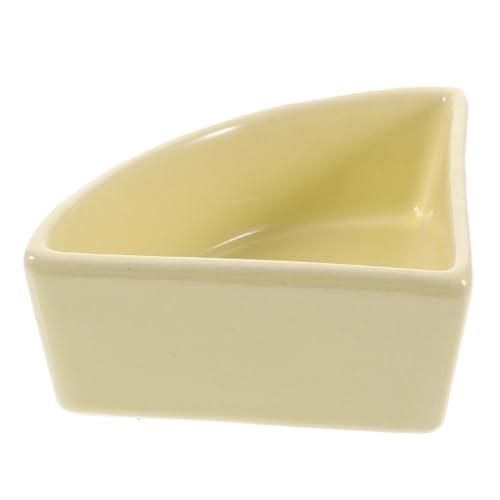 MOTHNUR Hamsterfutternapf Aus Keramik Futterbecken Für Hamster Goldseidenbären Und Igel Leicht Zu Reinigen Geeignet Für Trocken- Und Feuchtfutter von MOTHNUR