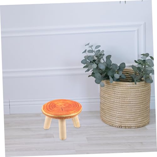 MOTHNUR Kinderhocker aus Massivem Holz Runder Stabiler Sitzhocker mit Abnehmbarem Waschbarem Bezug Leichter Kinderschemel für Zuhause Sicherer und Praktischer Sitz für Kinderzimmer und MOTHNUR Kinderhocker aus Massivem Holz Runder Stabiler Sitzhocker mit Abnehmbarem Waschbarem Bezug Leichter Kinderschemel für Zuhause Sicherer und Praktischer Sitz für Kinderzimmer und von MOTHNUR