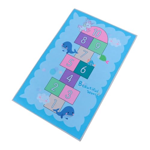 MOTHNUR Kinderzimmer Teppich Hopscotch Spielmatte rutschfeste Bodenmatte Dekorative Spielteppich für Jungen und Mädchen Weiche Krabbelmatte für Schlafzimmer und Spielzimmer Sicherer MOTHNUR Kinderzimmer Teppich Hopscotch Spielmatte rutschfeste Bodenmatte Dekorative Spielteppich für Jungen und Mädchen Weiche Krabbelmatte für Schlafzimmer und Spielzimmer Sicherer von MOTHNUR