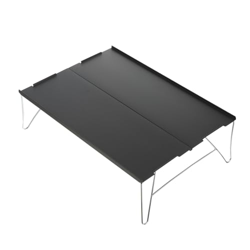 MOTHNUR Klappbarer Aluminium Campingtisch Leicht Tragbar Faltbarer Picknick und Grilltisch Outdoor Ultraleicht Robust von MOTHNUR