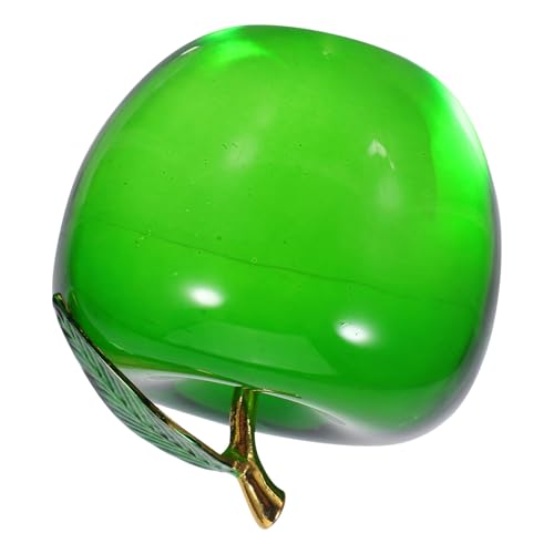MOTHNUR Kristallapfel Dekoration Frucht Skulptur mit Schimmerndem Finish Künstlicher Grüner Apfel Platzsparend für Weihnachten Partybedarf Tisch und Büro Realistisch und Pflegeleicht MOTHNUR Kristallapfel Dekoration Frucht Skulptur mit Schimmerndem Finish Künstlicher Grüner Apfel Platzsparend für Weihnachten Partybedarf Tisch und Büro Realistisch und Pflegeleicht von MOTHNUR