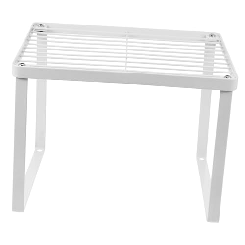 MOTHNUR Küchen Kleiderschrank Regal aus Robustem Eisen Platzsparendes Aufbewahrungsgestell mit Stabilem Rahmen Multifunktionaler Schrank Organizer für Kleidung und Küchenutensilien von MOTHNUR