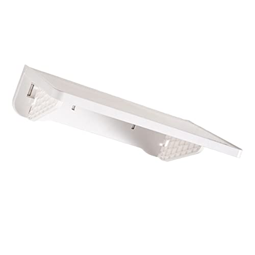 MOTHNUR Küchen wandregal Faltbar Weiß Rostfreier Bad Küchen aufbewahrungsrack Einfach Montierbar ohne Bohren Vielseitiges Wandregal zur Praktischen Aufbewahrung von Shampoo von MOTHNUR