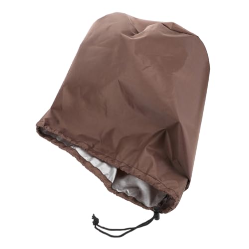 MOTHNUR Lawn Mower Engine Cover Oxford Cloth Uv-resistant Sun Shade Trimmer Engine Protector Dustproof Braun für Gartengeräte von MOTHNUR