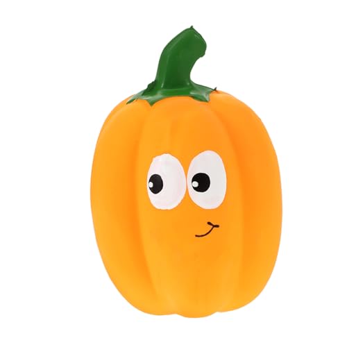 MOTHNUR Lustiges Kürbisform Hundespielzeug aus Robustem Latex mit Quietschfunktion Umweltfreundlich und für Große und Kleine Hunde Training MOTHNUR Lustiges Kürbisform Hundespielzeug aus Robustem Latex mit Quietschfunktion Umweltfreundlich und für Große und Kleine Hunde Training von MOTHNUR