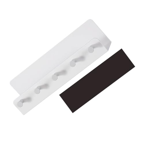 MOTHNUR Magnetisches Haken Regal für Kühlschrank Tür Multifunktionaler Magnetischer Gewürz und Aufbewahrungsorganisator mit Hoher Tragkraft Abriebfest Platzsparend für Küche und Bad Weiß MOTHNUR Magnetisches Haken Regal für Kühlschrank Tür Multifunktionaler Magnetischer Gewürz und Aufbewahrungsorganisator mit Hoher Tragkraft Abriebfest Platzsparend für Küche und Bad Weiß von MOTHNUR