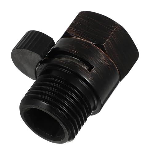 MOTHNUR Messing Flow Control Ventil Duschkopf Absperrventil Wasserdruckregler Handbrause Stop Valve Schwarz für Brausearm Installation Wasserflusssteuerung MOTHNUR Messing Flow Control Ventil Duschkopf Absperrventil Wasserdruckregler Handbrause Stop Valve Schwarz für Brausearm Installation Wasserflusssteuerung von MOTHNUR