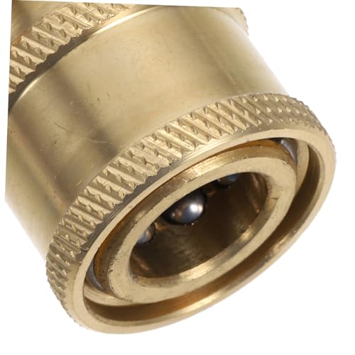 MOTHNUR Messing Schnellkupplungs Adapter Set Hochleistungs Druckwasserreiniger Verbinder Rostfreie Schnellanschlüsse Praktisch und Einfach zu Verbinden für Waschmaschine und von MOTHNUR