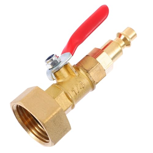 MOTHNUR Messing Winterize Blowout Adapter Schnellverbinder für Gartenschlauch Frostschutz Werkzeug zur Winterisierung von Sprinkleranlagen mit Innengewinde Korrosionsbeständig und von MOTHNUR