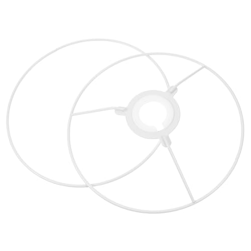 MOTHNUR Metall Lampenschirmring DIY Lampenschirmhalter Stabil Vielseitig für Kronleuchter Deckenleuchten Geeignet von MOTHNUR