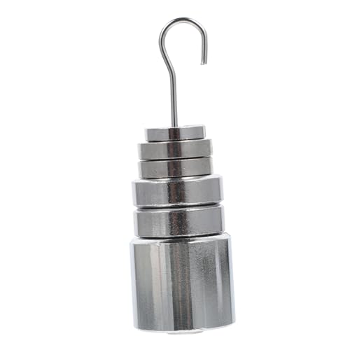 MOTHNUR Metall Slot Gewicht Set mit Haken Präzise Kalibrierte Laborgewichte für Physikexperimente Stabiles Teiliges Set aus Hochwertigem Material Geeignet für Kraftmessungen in Schule und von MOTHNUR