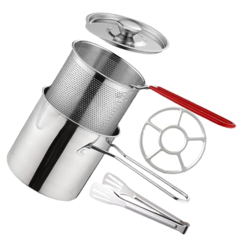 MOTHNUR Mini Edelstahl Fritteuse mit Korb und Deckel Fryer Pot für Gleichmäßiges Frittieren von Pommes Hühnchen und Fisch Geeignet für Indoor und Outdoor Mit Hitzebeständigem Griff MOTHNUR Mini Edelstahl Fritteuse mit Korb und Deckel Fryer Pot für Gleichmäßiges Frittieren von Pommes Hühnchen und Fisch Geeignet für Indoor und Outdoor Mit Hitzebeständigem Griff von MOTHNUR