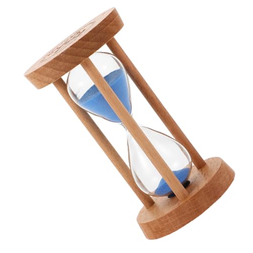 MOTHNUR Minuten Sanduhr Holz Timer Sandglass mit Holzrahmen für Badezimmer Zähneputzen Montessori Sanduhr Dekoration und Zeitmanagement von MOTHNUR
