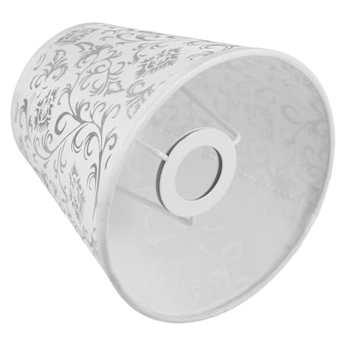 MOTHNUR Moderner Stoff Lampenschirm für Wandleuchte und Kronleuchter Abnehmbar Großes Design mit Elegantem Muster Dekorative Lichtabschirmung für Wohnzimmer und Schlafzimmer von MOTHNUR