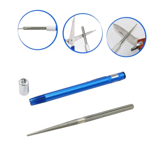 MOTHNUR Multifunktionaler Tragbarer Pen Sharpener mit Einziehbarem Kompakt für Outdoor Angelhaken und Keramikmesser Handlich im Taschenformat für Unterwegs von MOTHNUR