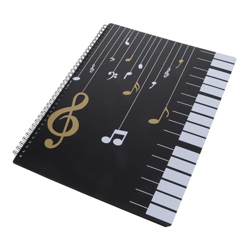 MOTHNUR Musiknoten Ordner Seiten Klarsichthüllen Notenmappe Transparent Musiknotenmappe für Musiker und Band Langlebiger Stabiler Ring für Sicheren Blattschutz MOTHNUR Musiknoten Ordner Seiten Klarsichthüllen Notenmappe Transparent Musiknotenmappe für Musiker und Band Langlebiger Stabiler Ring für Sicheren Blattschutz von MOTHNUR