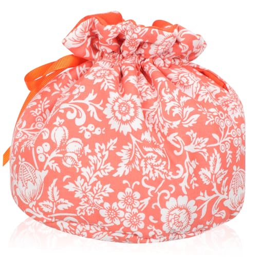 MOTHNUR Natürlicher Baumwoll teekessel schutzhülle mit Kordelzug Wärmeisolierend Anti verbrühend Waschbar Stilvolles Design Schützender Teekannenbezug für Haushalt und Reisen von MOTHNUR