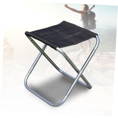 MOTHNUR Outdoor Klapphocker Aluminiumlegierung Faltbarer Angelstuhl Leichter Campingstuhl Tragbarer Reisehocker Strapazierfähiger Outdoor Sitz Für Angeln Picknick Wandern von MOTHNUR