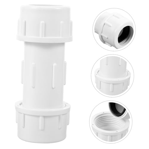 MOTHNUR PVC Schnellkupplung Wasseranschluss Weiß Robuster Gartenschlauch Verbinder Leichter PVC Adapter für Pool Sprinkler Kaltwasserleitungen Installieren und Langlebig von MOTHNUR