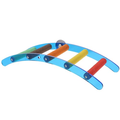 MOTHNUR Papageien Kletterleiter aus Robustem Acryl Bunte Vogel Spieltreppe zum Klettern und Knabbern Langlebiges Kauspielzeug für Käfigvögel Fördert Bewegung und Beschäftigung MOTHNUR Papageien Kletterleiter aus Robustem Acryl Bunte Vogel Spieltreppe zum Klettern und Knabbern Langlebiges Kauspielzeug für Käfigvögel Fördert Bewegung und Beschäftigung von MOTHNUR