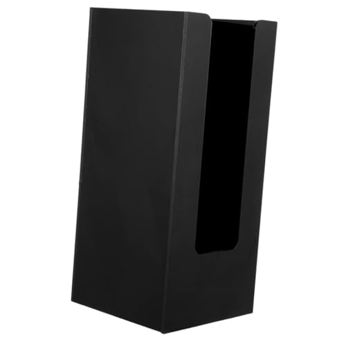 MOTHNUR Papierbecherhalter aus Minimalistischer Schwarzer Einzelfach Organizer für Einwegbecher Glatte Oberfläche Robust Leicht zu Reinigen für Büro Restaurant und Zuhause von MOTHNUR