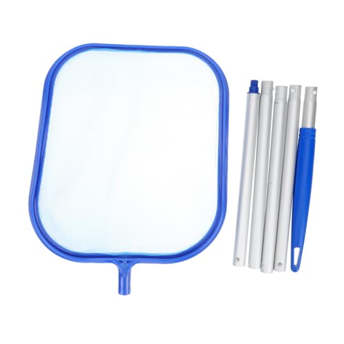 MOTHNUR Pool Skimmer Net mit Teiligem Teleskop Aluminiumstiel Feines Netz für Schonende Laub und Schmutzentfernung Langlebiger Rahmen Geeignet für Schwimmbecken Teiche und Spas Einfache von MOTHNUR