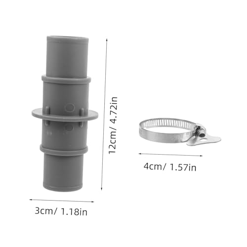 MOTHNUR Poolschlauchadapter Kupplung für Schwimmbad-saugschläuche Filterpumpenanschluss Einfach zu Montieren Vielseitig Kompatibel Inklusive Schlauchschellen von MOTHNUR