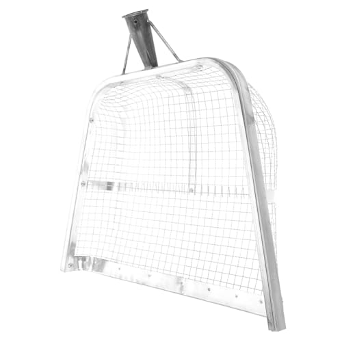 MOTHNUR Praktische Eisensieb Schaufel für Garten und Landwirtschaft Kleine Leichte Bodenschaufel mit Maschenweite Robustes Gartensieb für Getreide Erdnüsse Boden und Kompost Vielseitig von MOTHNUR