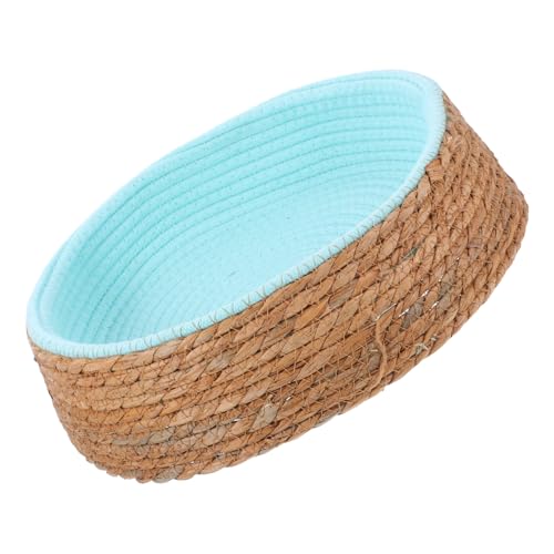 MOTHNUR Rattan Hundebett Klein Rund Handgeflochtenes Haustierbett Atmungsaktiv Strapazierfähig für Katzen und Kleine Hunde Geeignet Natürliches Wicker Schlafplatz MOTHNUR Rattan Hundebett Klein Rund Handgeflochtenes Haustierbett Atmungsaktiv Strapazierfähig für Katzen und Kleine Hunde Geeignet Natürliches Wicker Schlafplatz von MOTHNUR