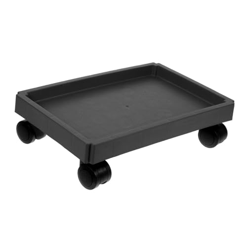MOTHNUR Rechteckiges Verstärktes Bonsai pflanztablett mit Rädern Mobiler Indoor Outdoor pflanzenständer Rutschfestes Robustes Pflanzenuntersetzer tablett für Blumentöpfe und Garten von MOTHNUR