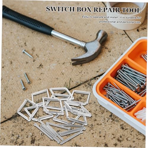 MOTHNUR Reparaturset für Unterputz abzweigdose mit Schrauben und Stützstangen Robustes Reparaturwerkzeug für Defekte Schalterkasten und Elektroinstallationen im Haushalt von MOTHNUR