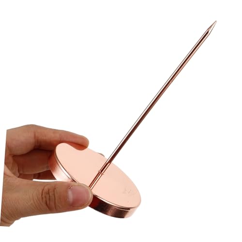 MOTHNUR Rosenvergoldeter Metall Quittungshalter mit Geradem Spike Vielseitiger Bonspießer für Büro Restaurant und Gastronomie Effizienter Belegorganizer zur Tisch und Schreibtischordnung MOTHNUR Rosenvergoldeter Metall Quittungshalter mit Geradem Spike Vielseitiger Bonspießer für Büro Restaurant und Gastronomie Effizienter Belegorganizer zur Tisch und Schreibtischordnung von MOTHNUR