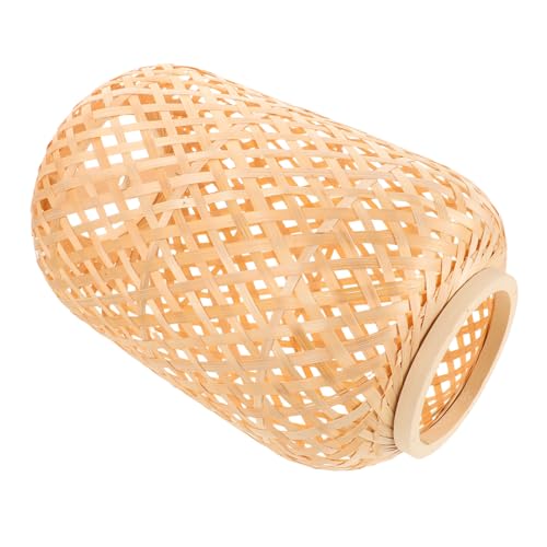 MOTHNUR Rustikaler Lampenschirm aus natürlichem Holzgeflecht Handgewebt Leichter Pendelleuchten-abdeckung für Gemütliche Wohnräume Schlafzimmer und Esszimmer Weiches Licht Rustikaler MOTHNUR Rustikaler Lampenschirm aus natürlichem Holzgeflecht Handgewebt Leichter Pendelleuchten-abdeckung für Gemütliche Wohnräume Schlafzimmer und Esszimmer Weiches Licht Rustikaler von MOTHNUR