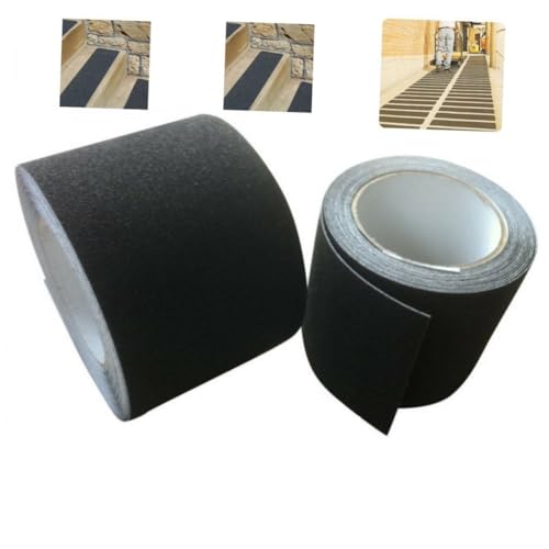 MOTHNUR Rutsch Klebeband Breit Dunkles PVC Hochgriff Rutschfest Stark Haftend für Treppen Leitern Rampen Vielseitig Zuschneidbar Sicherer Halt MOTHNUR Rutsch Klebeband Breit Dunkles PVC Hochgriff Rutschfest Stark Haftend für Treppen Leitern Rampen Vielseitig Zuschneidbar Sicherer Halt von MOTHNUR