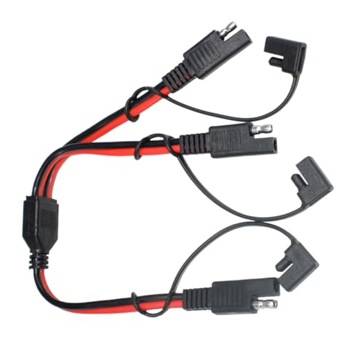MOTHNUR Sae Verlängerungskabel zu Polig Dc Stecker Kabeladapter für Auto Solar Batterie mit Kupferkern Niedriger Widerstand und Schnelle Trennung Geeignet für Kfz und Solarmodule von MOTHNUR