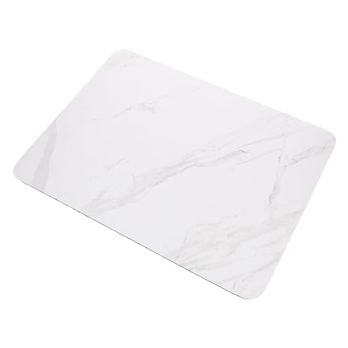 MOTHNUR Saugfähige Küchen Abtropfmatte mit Marmor Muster Tischgeschirr Trocknungsmatte Rutschfeste Wasserabsorbierende Spülmatte für Geschirr Tassen Küchen und Badbereich von MOTHNUR