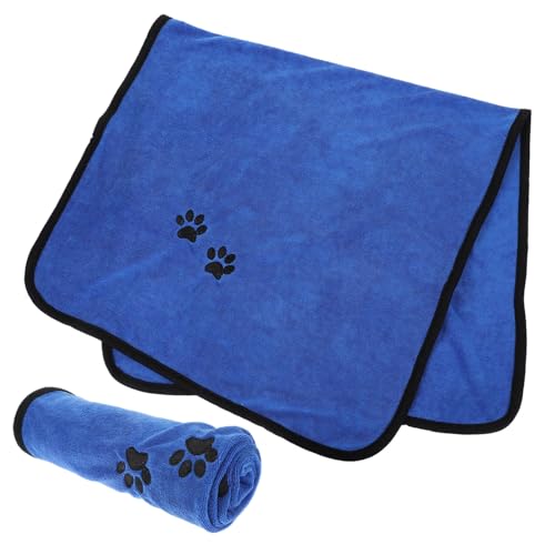 MOTHNUR Schnelltrocknendes Haustier Badetuch aus Saugfähigem Mikrofasergewebe Groß und für Katzen und Mittelgroße Hunde Vielseitig Nutzbar für Fell und Haushaltsreinigung Extra Saugstark von MOTHNUR