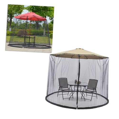 MOTHNUR Schutznetz Sonnenschirm mit Reißverschluss Insektenschutz Moskitonetz für Garten Terrasse Outdoor Atmungsaktives Mesh Sonnenschutz Installieren und Tragbar MOTHNUR Schutznetz Sonnenschirm mit Reißverschluss Insektenschutz Moskitonetz für Garten Terrasse Outdoor Atmungsaktives Mesh Sonnenschutz Installieren und Tragbar von MOTHNUR
