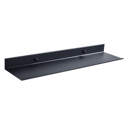 MOTHNUR Schwarzes Wandregal aus Rostfreiem Raum Aluminium Stabiles Platzsparendes Badezimmer Regal Schwebendes Aufbewahrungsregal Vielseitig für Küche Schlafzimmer und Wohnzimmer Geeignet MOTHNUR Schwarzes Wandregal aus Rostfreiem Raum Aluminium Stabiles Platzsparendes Badezimmer Regal Schwebendes Aufbewahrungsregal Vielseitig für Küche Schlafzimmer und Wohnzimmer Geeignet von MOTHNUR