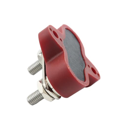 MOTHNUR Schwerlast Verteilerblock mit Doppelanschluss Schraubterminal Glasfaserverstärkter Nylonkörper Rot Geeignet für Auto Wohnmobil Lkw und Boot Robuste Verbindungsklemmen für Schwere von MOTHNUR
