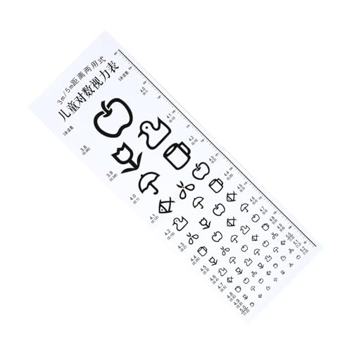 MOTHNUR Standard Augendiagramm Wandtafel Logarithmische Sehtesttafel für Zuhause Kindergarten Augenuntersuchung Visuelle Sehschärfe Messung für Erwachsene MOTHNUR Standard Augendiagramm Wandtafel Logarithmische Sehtesttafel für Zuhause Kindergarten Augenuntersuchung Visuelle Sehschärfe Messung für Erwachsene von MOTHNUR