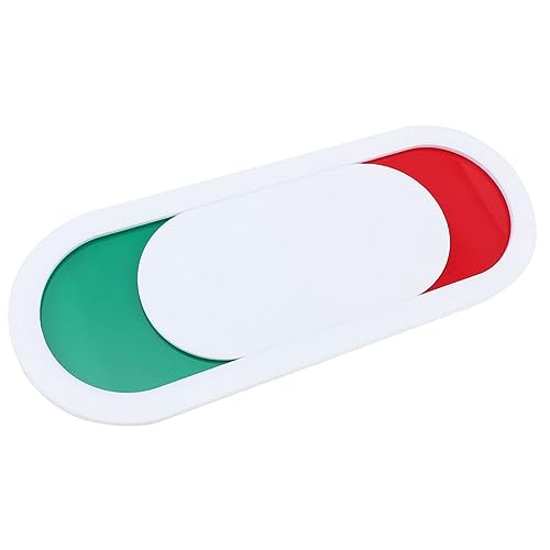 MOTHNUR Statuswechsel Türschild mit Schieberegler Weiß Selbstklebendes Privacy Sign für Konferenzraum Badezimmer Büro und Therapieräume Anzeige Besetzt Frei Einfache Installation von MOTHNUR