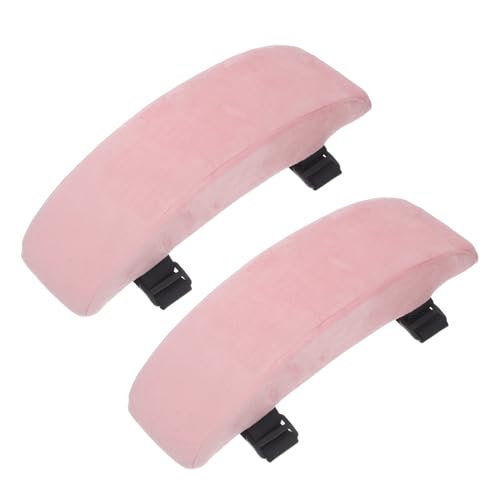 MOTHNUR Stuhl-Armauflage Camping -Armlehnenkissen Armlehnenhöhe erhöhte Pad Strandstuhl Armlehnenabdeckung Armlehre Kissen für Büroprümpfe Ellbogenauflage Kissen Stuhlauflage Schwamm Rosa von MOTHNUR