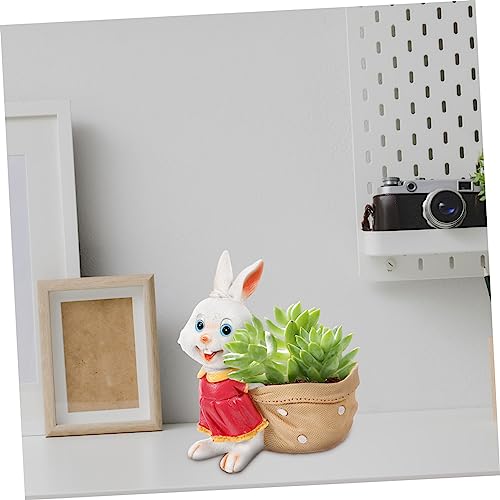 MOTHNUR Süßer Kaninchen Sukkulenten Blumentopf aus Harz Langlebiger Pflanztopf mit Kreativer Hasenform Fein Gearbeitet für Büro Zuhause Garten und Wohnraumdekoration MOTHNUR Süßer Kaninchen Sukkulenten Blumentopf aus Harz Langlebiger Pflanztopf mit Kreativer Hasenform Fein Gearbeitet für Büro Zuhause Garten und Wohnraumdekoration von MOTHNUR