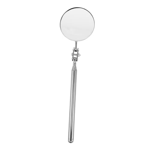 MOTHNUR Teleskop inspektionsspiegel mit Verstellbarem Kopf Klappbar und Ausziehbar Rundspiegel für Fahrzeug Rohrleitungsinspektion Klarer Spiegel für Mechaniker und Kfz prüfung von MOTHNUR