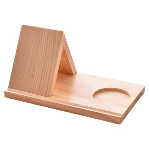 MOTHNUR Tragbarer Dreieckiger Buchhalter aus Holz mit Telefonhalter und Getränkeuntersetzer Multifunktionaler Buchständer für Schreibtisch Stabile Buchablage für Bücher und Magazine MOTHNUR Tragbarer Dreieckiger Buchhalter aus Holz mit Telefonhalter und Getränkeuntersetzer Multifunktionaler Buchständer für Schreibtisch Stabile Buchablage für Bücher und Magazine von MOTHNUR