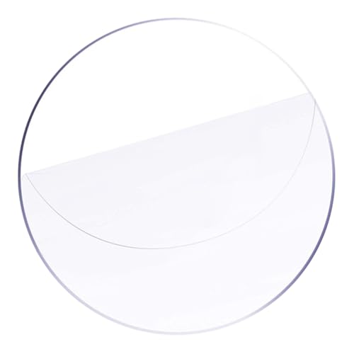 MOTHNUR Transparente Runde Acrylscheibe Klar Glatte Kanten Vielseitig für DIY Bastelprojekte Bilderrahmen Ersatzglas Malerei Untersetzer Langlebige Acrylplatte für Kreative Handarbeiten von MOTHNUR