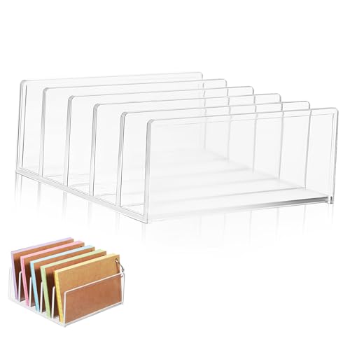 MOTHNUR Transparenter Buchständer mit Großem Fassungsvermögen Multifunktionales Kompaktes Aufbewahrungsregal für Schreibtisch und Büro Leicht zu Bewegen für Bücher Dokumente und MOTHNUR Transparenter Buchständer mit Großem Fassungsvermögen Multifunktionales Kompaktes Aufbewahrungsregal für Schreibtisch und Büro Leicht zu Bewegen für Bücher Dokumente und von MOTHNUR