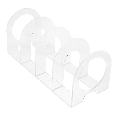 MOTHNUR Transparenter Desktop Buchhalter Organizer Multifunktionaler Dokumenten Büro Aufbewahrungsständer für Schreibtisch Platzsparend Moderner Aufbewahrungsrack für Zuhause und Büro von MOTHNUR